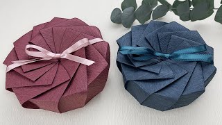 Gift Wrapping | 禮物包裝摺紙教學-折紙禮物盒（12邊形-折り紙）