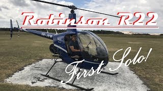 Robinson R22: Lesson 21 "First Solo!"