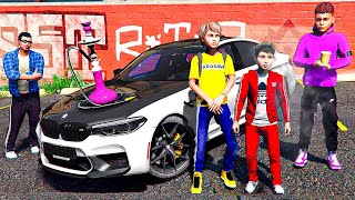 ОТЕЦ И СЫН В GTA 5 - ПАПА СПАЛИЛ ШКОЛЬНИКА С КАЛЬЯНОМ ! СЫНУ ДОСТАЛОСЬ ПО ЗАСЛУГАМ ⚡ГАРВИН