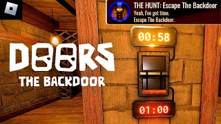 DOORS - THE BACKDOOR [The hunt edition] : roblox horror gameplay walkthrough