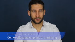 I professionisti pianificano, i dilettanti improvvisano.