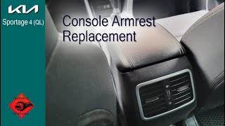 Kia Sportage 4 (QL) - Armrest Console Replacement