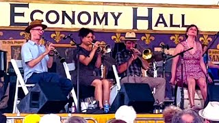 Tuba Skinny  “Sun Brimmer’s Blues” on the Economy Stage / Jazz Fest New Orleans / May 8, 2022