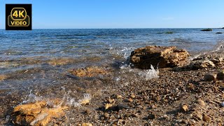 Расслабляющий Шум Прибоя Черного Моря на Берегу Одессы | Звуки Природы, Белый Шум, ASMR  в 4К 🌊💤💖