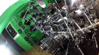 Aaron Edgar's Drum  Kit Tour : Sonor SQ2 Stratawood GoPro HD Hero2