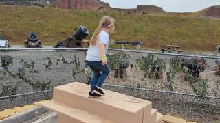 Assault course fun @RoyalArmouries Fort Nelson