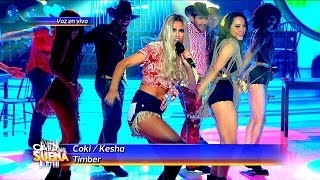 Coki Ramírez es Kesha/Timber Tu Cara Me Suena - Telefe HD (Argentina)2014