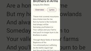 Brothers In Arms Excerpt (Dire Straits Original)