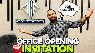 Office Opening Invitation | Job Updates