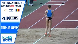 Girl's Triple Jump • International Junior U20 Match ⁴ᴷ