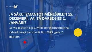 Biežāk uzdotie jautājumi par izmaiņām biļešu klāstā un cenās no 2023. gada