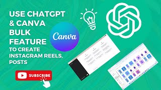 Use ChatGPT and Canva Bulk feature to create Instagram Reels,Stories and Posts in Urdu/Hindi part 03