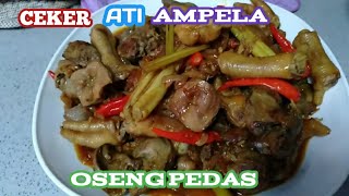 Cara memasak ceker ayam ati ampela enak pedas