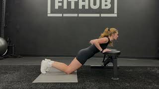 Incline Knee Pushups DEMO