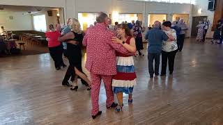 Goldenhill Community Centre.  Rumba Rosalie with Robert and Sandra