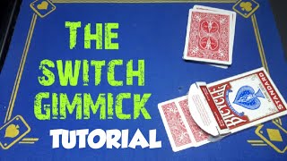 "Switch gimmick" gimmick card trick tutorial/hold out gimmick