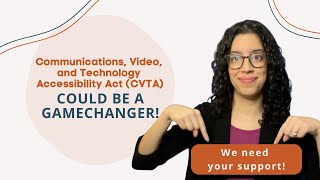 CVTA Bill could be a gamechanger  - we need your support!