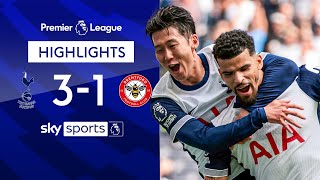 Solanke gets his first Spurs goal! ⚪ | Tottenham 3-1 Brentford | Premier League Highlights