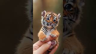 Adorable Baby Tiger Moments! 🐯 #tiger #animals #wildlife #cute #zoo #rare