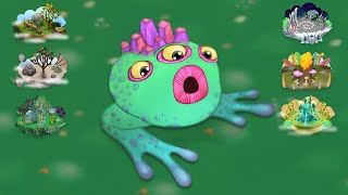 Fwog - All Monster Sounds & Animations (My Singing Monsters)