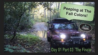 Day1Part3 of Peeping at the Fall Colors Oct 2023 - EVEN MORE Dirt Roads and Creek Crossings