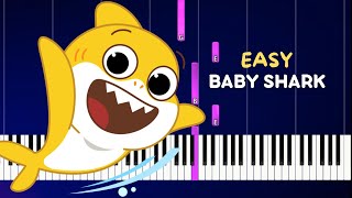 Baby Shark | EASY piano tuto #pianosoinapp #pianosoinapp