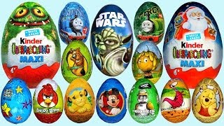 20 Surprise eggs, Kinder Maxi Маша и Медведь Kinder Surprise Mickey Mouse Surprise egg