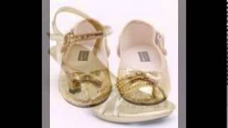 Gold toddler dress shoes