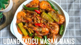 Udang Taucu Masam Manis (Fried Shrimp with Fermented Soy Beans Sauce)