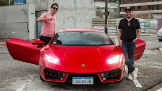 Andei no Lamborghini do Mandarrari: Huracán tração traseira