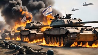 2 hours ago! 5000 Israeli Tanks Destroyed by Iranian Tornado Rockets on Border