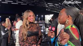 Tate McRae Teases 'It's ok, I'm ok" Music Video at MTV VMAs 2024 | Red Carpet