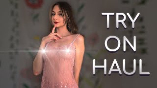 NEW 4K Transparent | No Bra | Try-On Haul Review With Lia Richi