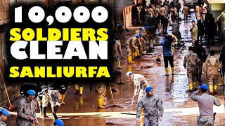 Heroic Soldiers on Duty Against Floods in Sanliurfa - Natural Disasters and Military Assistance