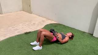 DB Glute Bridge