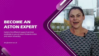 Aston University Support Services - Learning & Development Support | Become an Aston Expert