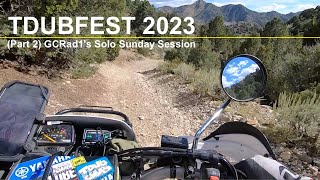 TDUBFEST 2023 (Part 2) GCRad1's Solo Sunday Session • Yamaha TDUB Club TW200 Mini Dual Sport Action