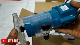 Unboxing Mesin trimer Kayu modern