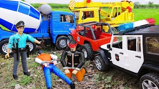 Construction vehicles Dump Truck Toys - Lego Police Car Toy Set - Lego City Police Car -