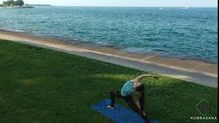 Teaser: yoga practice on Chicago lake front