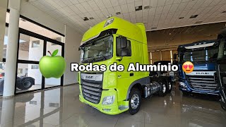 DAF XF 530 TRUCADO NA COR 🍏 COM RODAS DE ALUMÍNIO SIMPLESMENTE LINDO 😍