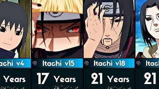 Evolution Of Itachi Uchiha In Naruto