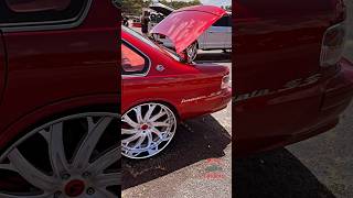 Nasty Candy red SS Impala with the red interior posted tuckin 26” Forgis 🔥🔥🔥