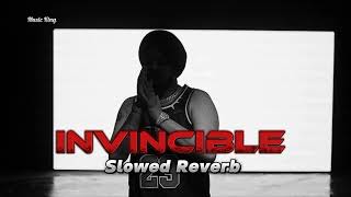 INVINCIBLE (Slowed + Reverb) - Sidhu Moose Wala | Sidhu Moose Wala Slowed and Reverb |  Music King