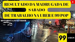 Uber e 99 na madrugada de sábado em Curitiba (Motorista investidor)