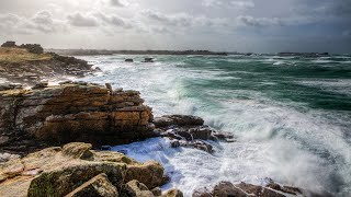 Sound of Atlantic Waves Storm, Ocean Storm Sounds and Stormy Sea for to Relax