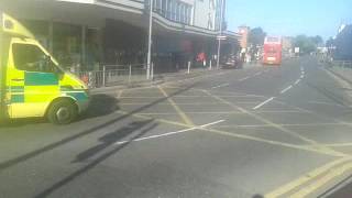 London Ambulance Mercedes sprinter on call.