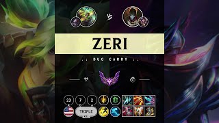 Zeri ADC vs Jhin - NA Master Patch 14.9