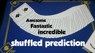 That's so COOL/Shuffled Prediction card trick