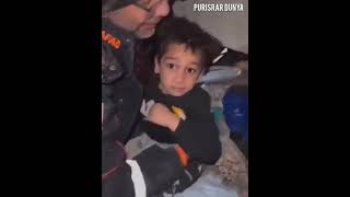 Majority of childrens found under debris in Turkey earthquake & have been saved. || Merged Video ||